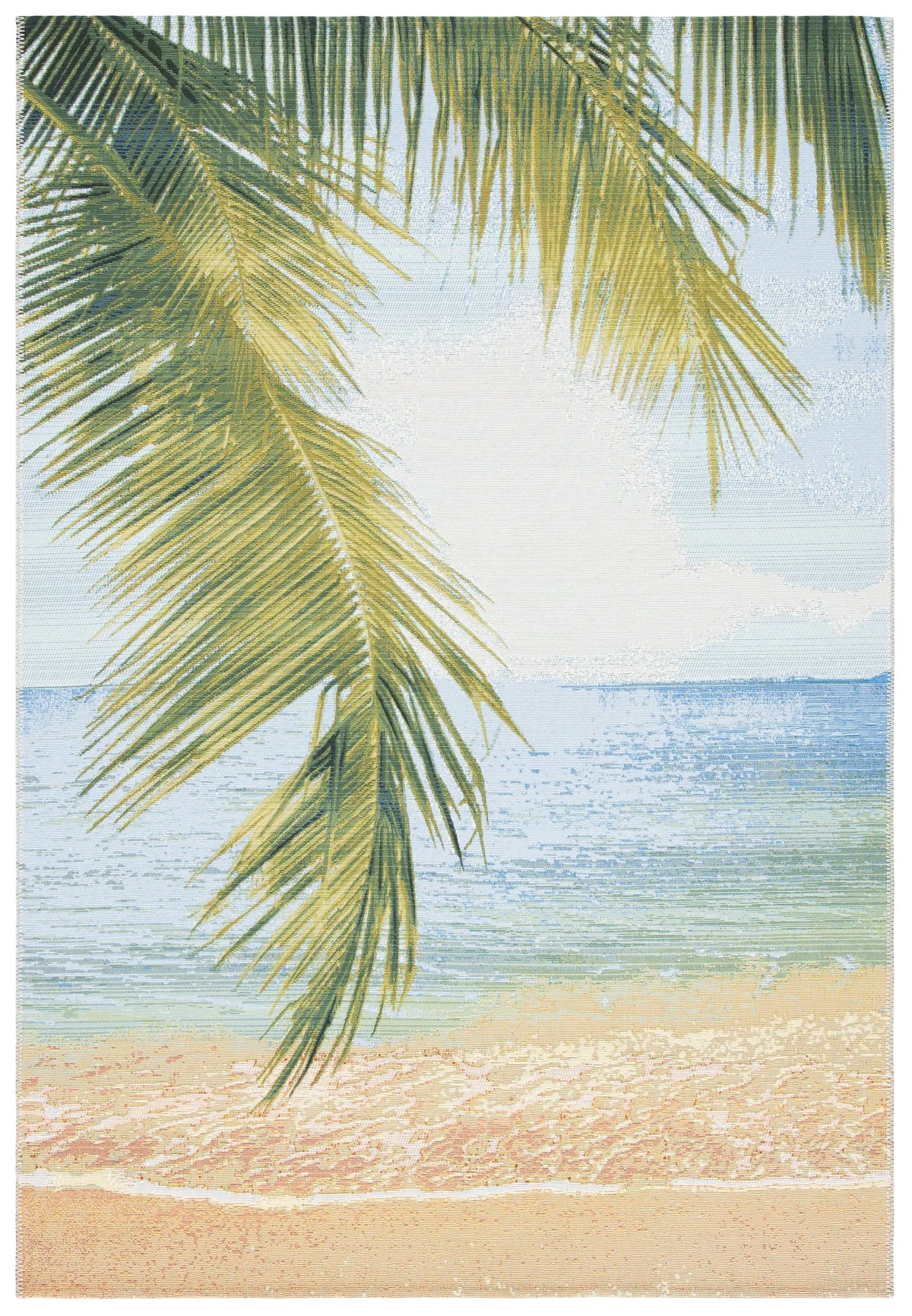 Safavieh Barbados 500 4'-0" x 6'-0" Rug in Gold / Blue