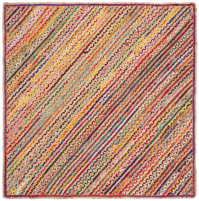 Safavieh Cape Cod 6'-0" x 6'-0" Rug in Natural / Red