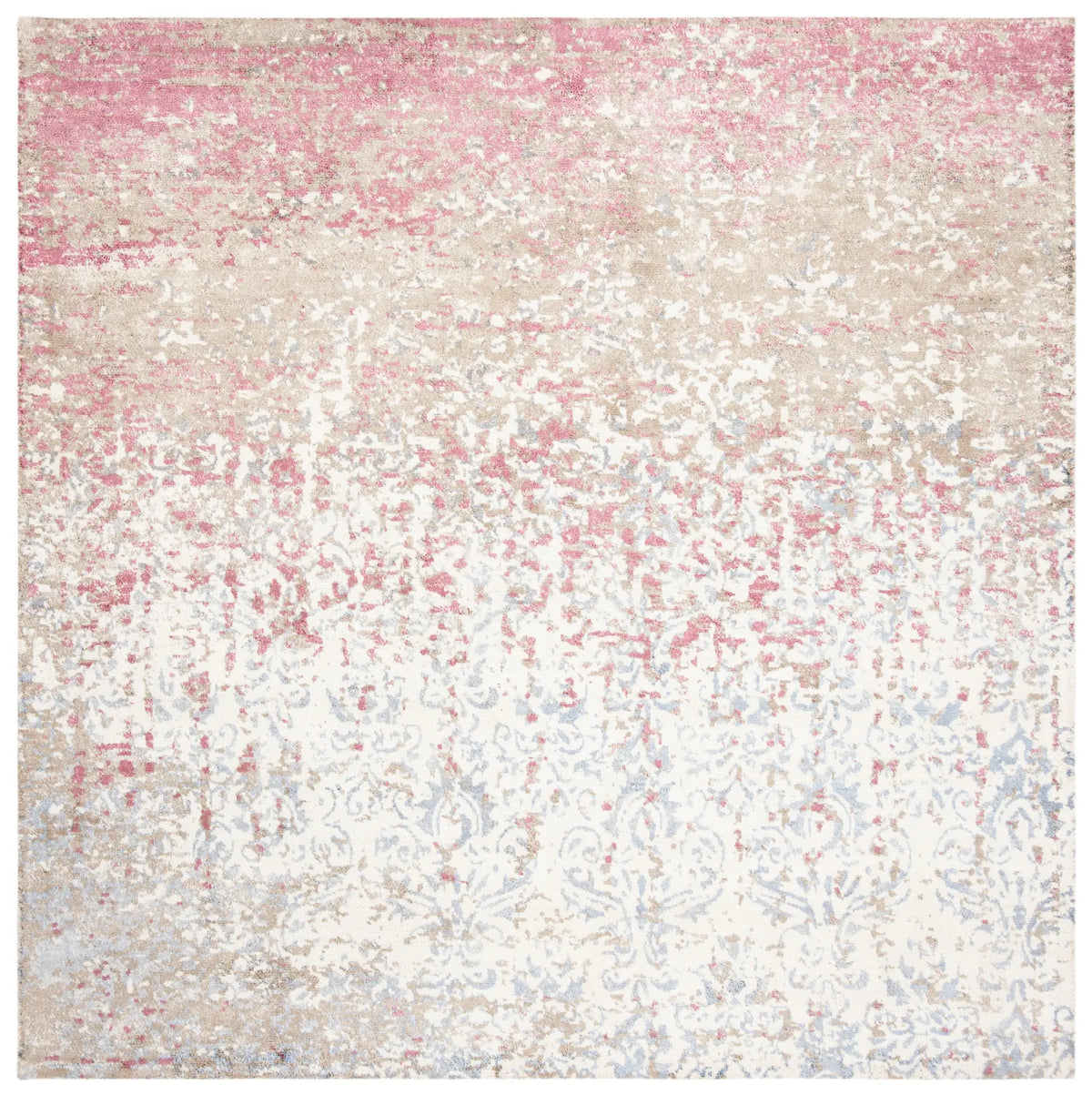 Safavieh Expression 6'-0" x 6'-0" Rug in Ivory / Blue