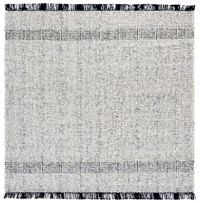 Safavieh Manhattan 6'-0" x 6'-0" Rug in Ivory / Black