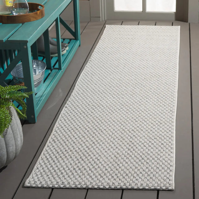 Safavieh Sisal All-Weather 2'-2" x 8'-0" Rug in Light Grey / Ivory