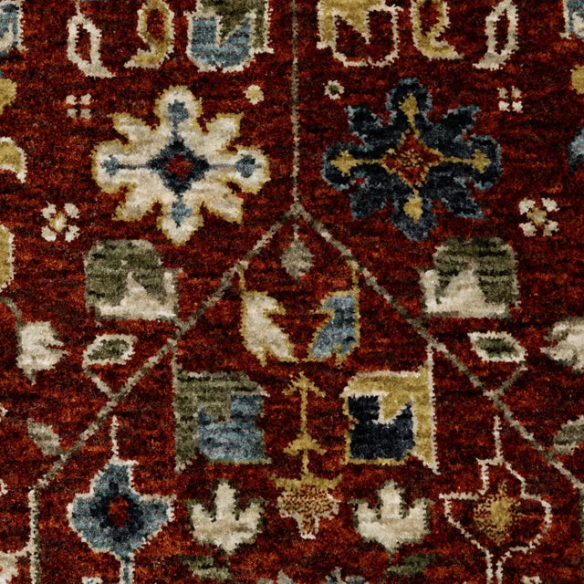 Oriental Weavers Sphinx Aberdeen 006R1 Red/ Multi Rugs - room scene 2