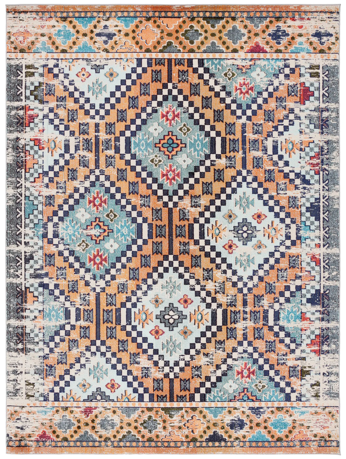 Safavieh Madison 10'-0" x 14'-0" Rug in Orange / Beige