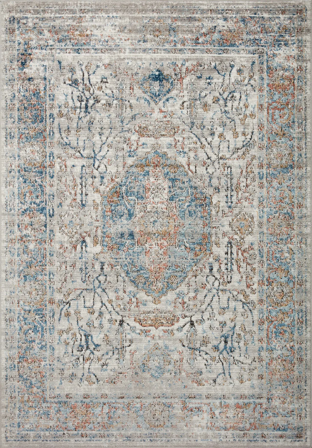 Loloi Bianca Bia-02 Stone/Multi Rugs - main flat