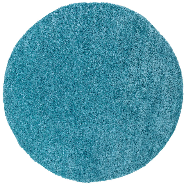 Safavieh August Shag 900 5'-3" x 5'-3" Rug in Turquoise
