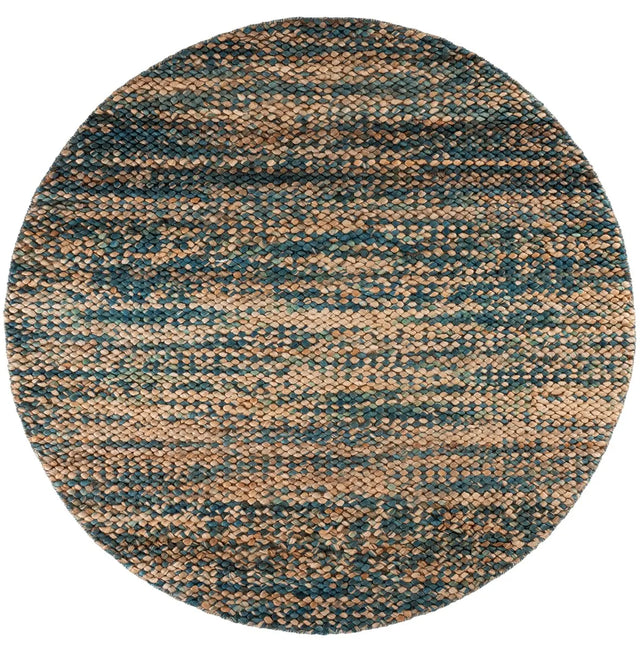 Safavieh Natural Fiber Couture 6'-0" x 6'-0" Rug in Natural / Blue