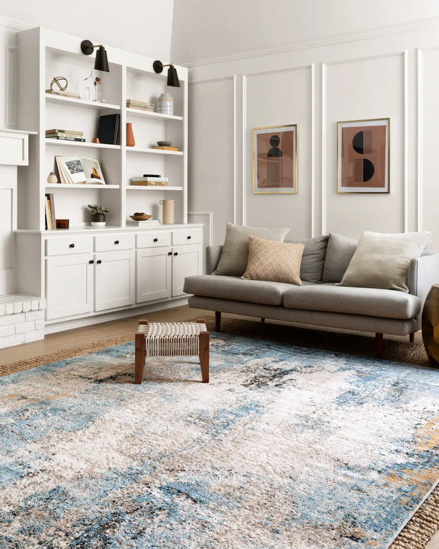 Loloi Alchemy Alc-05 Denim/Ivory Rugs - room scene 1