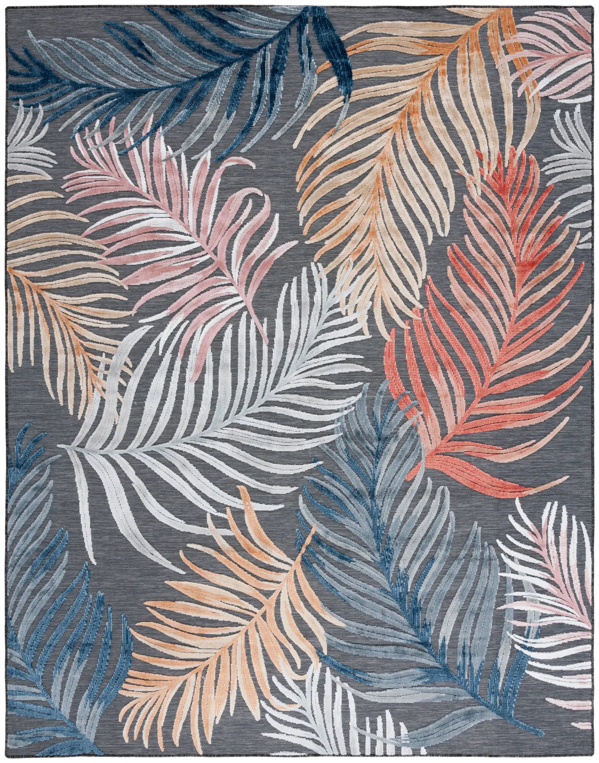 Safavieh Cabana 10'-0" x 14'-0" Rug in Black / Rust