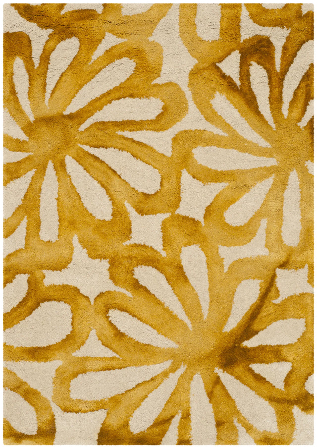 Safavieh Dip Dye 2'-0" x 3'-0" Rug in Beige / Gold