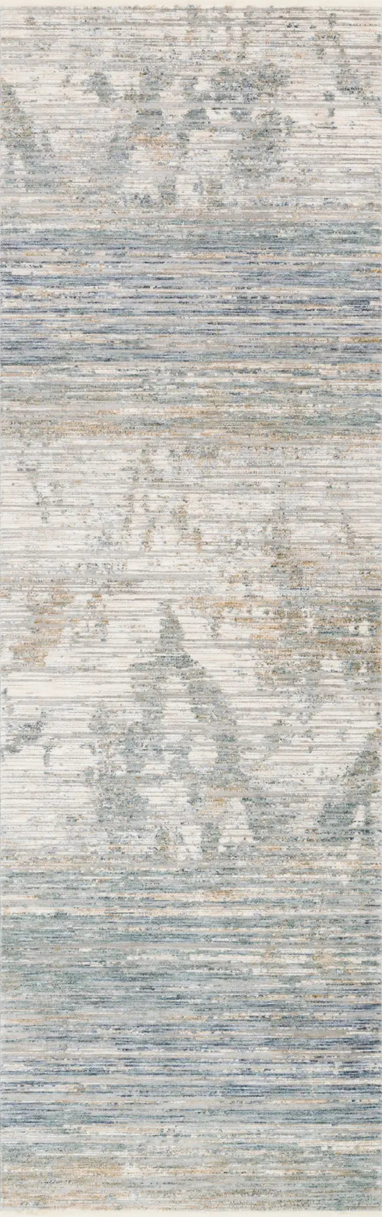 Loloi Pandora Pan-06 Ivory / Blue Rugs - runner flat