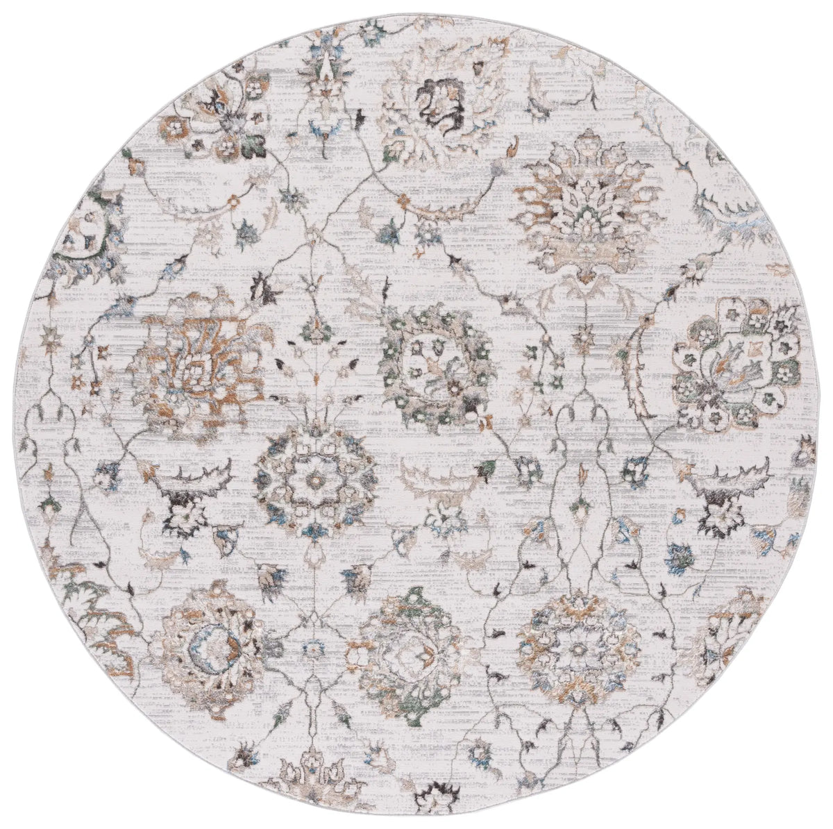 Safavieh Bel Air 6'-7" x 6'-7" Rug in Beige / Grey