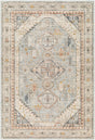 Surya Beckham Bcm-2322 Ice Blue, Off-White, Light Slate, Charcoal, Medium Brown, Amber Rug.