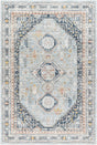 Surya Beckham Bcm-2323 Ice Blue, Off-White, Light Slate, Charcoal, Medium Brown, Amber Rug.