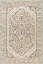 Surya Beckham Bcm-2324 Medium Gray, Off-White, Ice Blue, Charcoal, Medium Brown, Amber Rug.