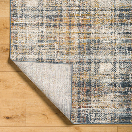 Surya Beckham Bcm-2331 Charcoal, Off-White, Ice Blue, Amber, Medium Gray Rug.