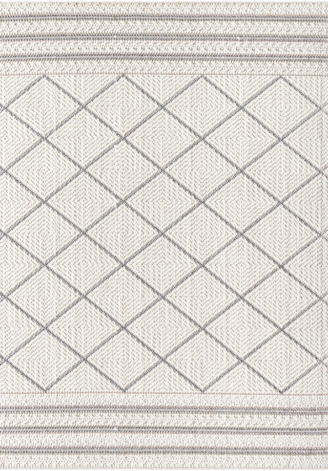 Surya Bouclair Bcr-2306 Ivory, Cream, Medium Gray Rug.