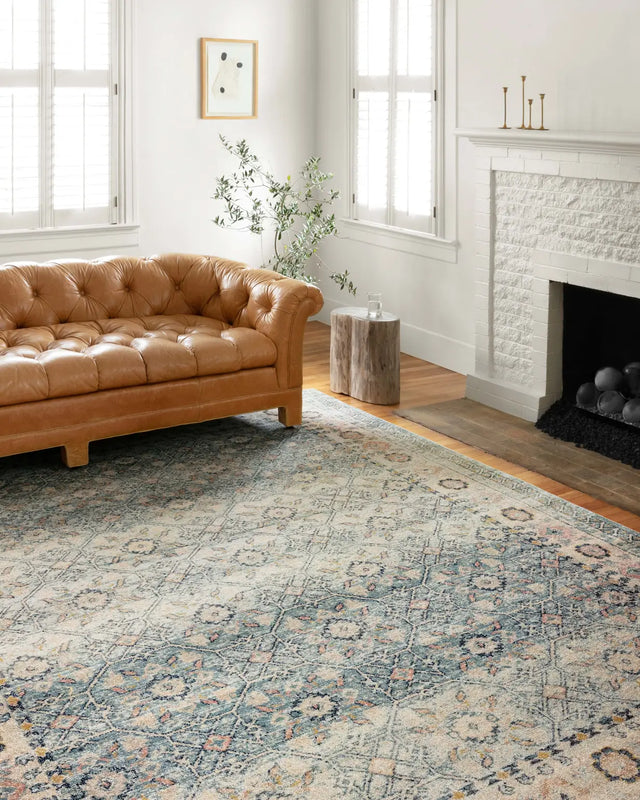Loloi Jocelyn Joc-04 Sky/Multi Rugs - room scene 2