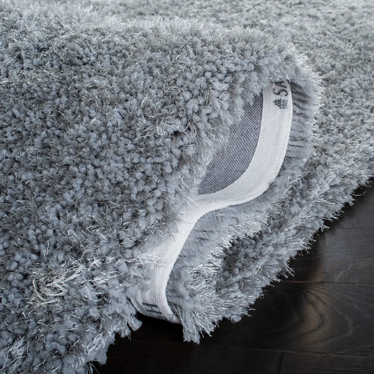 Safavieh Shag 4'-0" x 6'-0" Rug in Grey