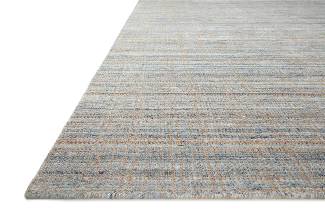 Loloi Jamie Jem-01 Natural/Sky Rug - rug corner