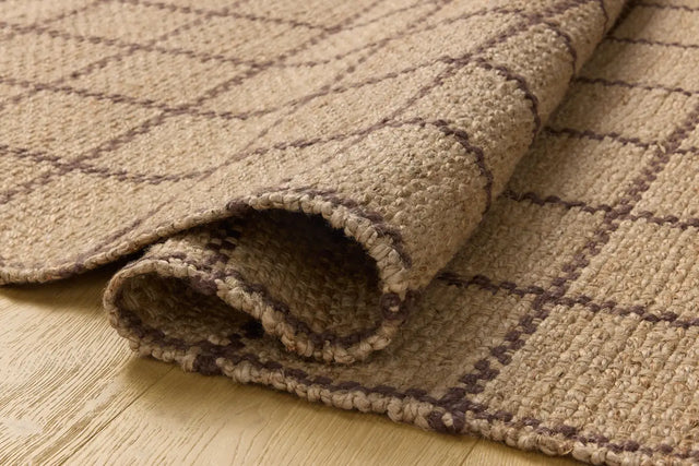 Chris Loves Julia x Loloi Fletcher FLE-01 Natural / Brown Rug - pile height