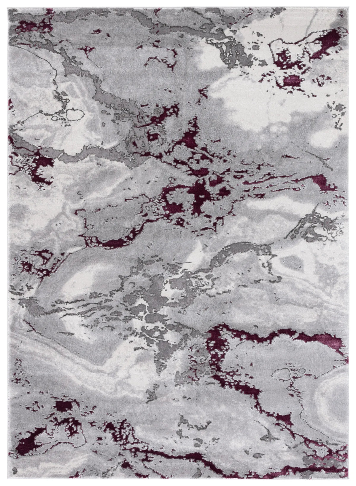 Safavieh Craft 4'-0" x 6'-0" Rug in Grey / Wine