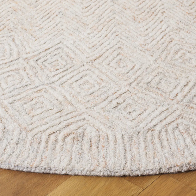 Safavieh Pine 6'-0" x 6'-0" Rug in Rust / Light Grey