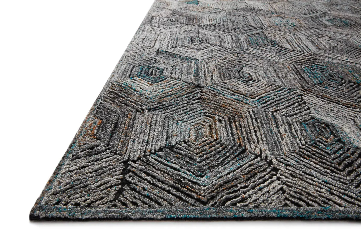 Loloi Prescott Pre-02 Metal Rugs - rug corner