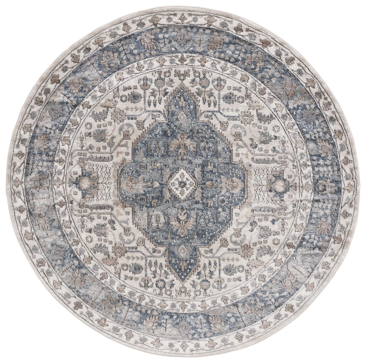 Safavieh Oregon 800 6'-7" x 6'-7" Rug in Beige / Grey