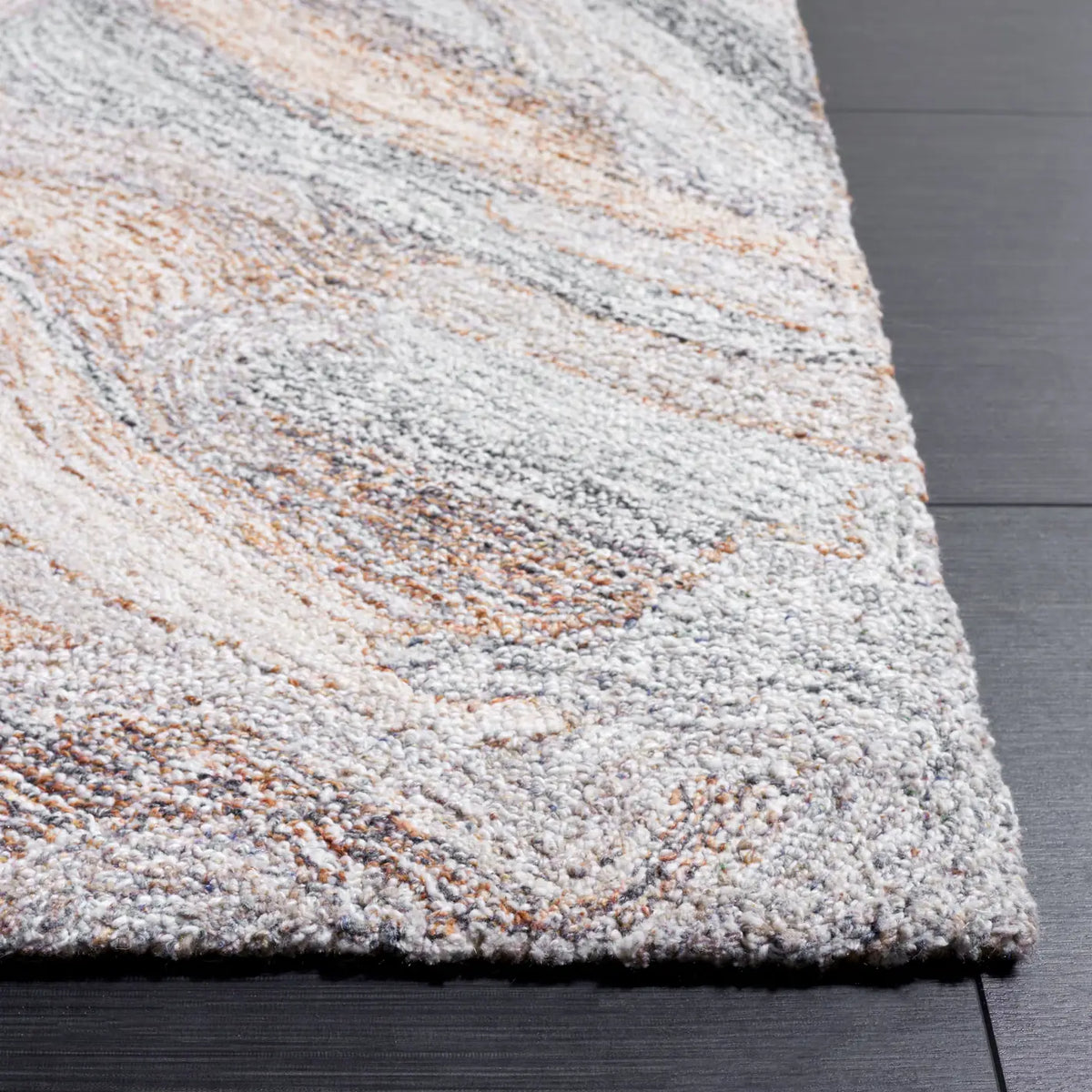 Safavieh Abstract 4'-0" x 6'-0" Rug in Grey / Brown