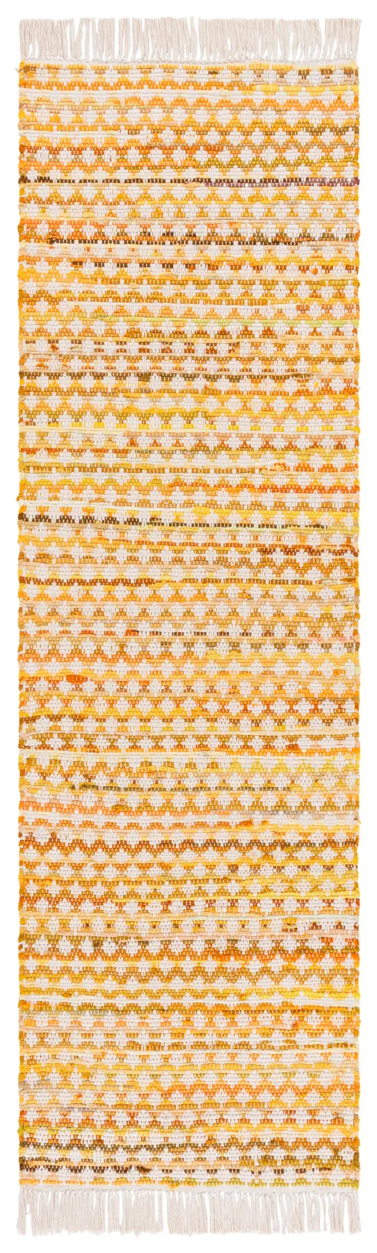 Safavieh Montauk 2'-3" x 8'-0" Rug in Yellow / Ivory