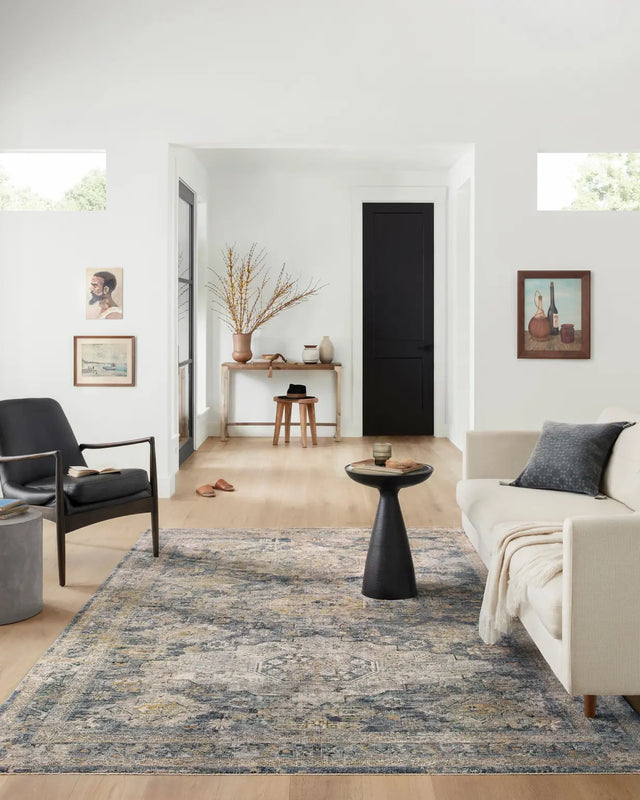 Loloi Gaia Gaa-02 Denim/Taupe Rugs - room scene 1