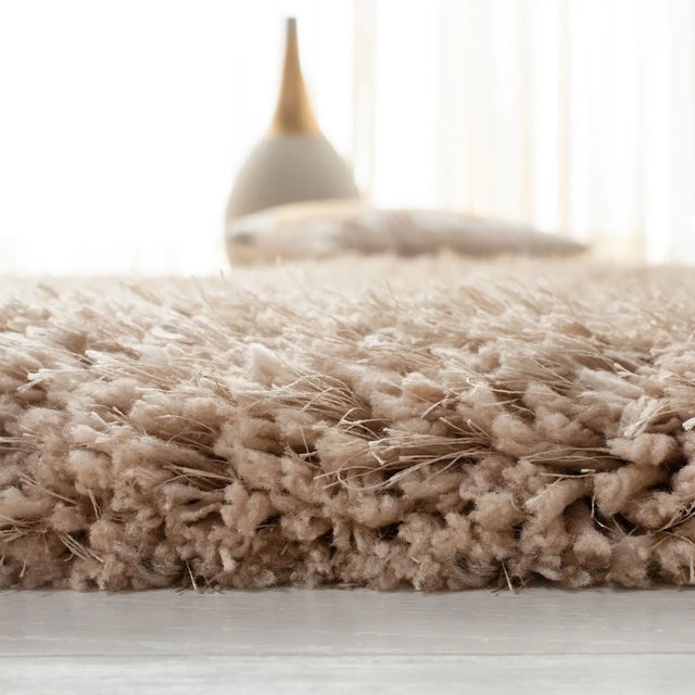 Safavieh Supreme Shag 4'-0" x 6'-0" Rug in Beige