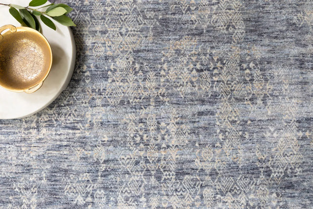 Loloi Pandora Pan-03 Dark Blue Rugs - styled aerial 1