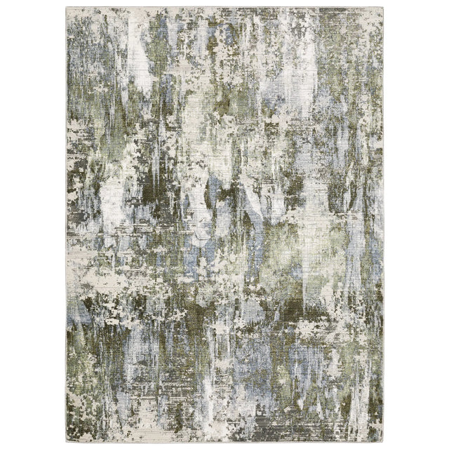Oriental Weavers Sphinx Caravan 2060F Green/ Blue Rugs - main flat