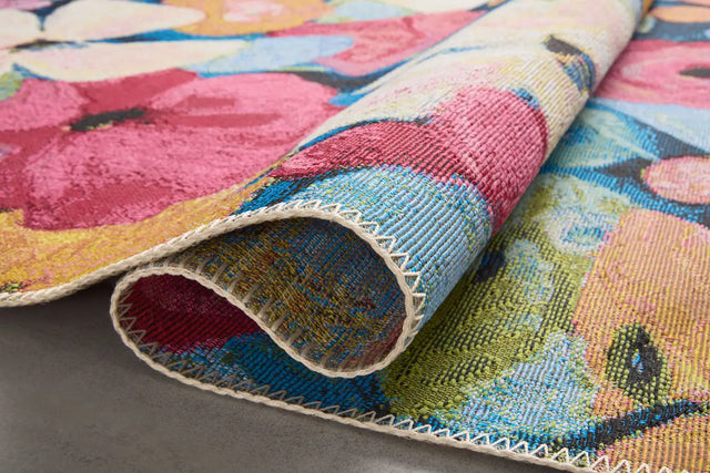 Loloi Botanical Bot-02 Navy/Multi Rug - pile height