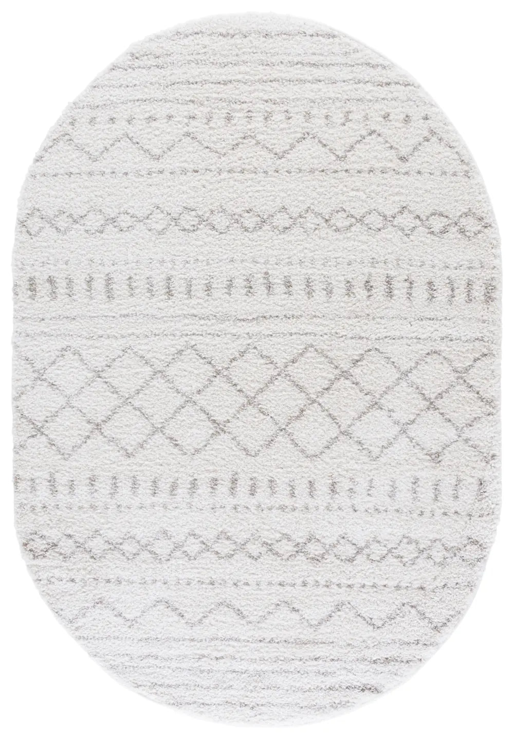 Safavieh Arizona Shag 5'-0" x 8'-0" Rug in Ivory / Beige