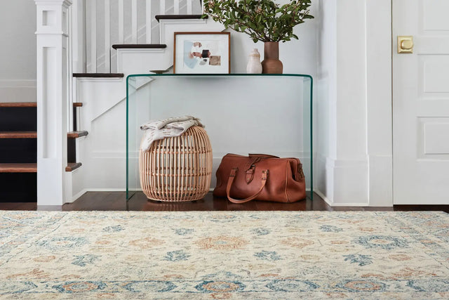Loloi Norabel Nor-01 Ivory/Multi Rugs - room scene 1 horizontal