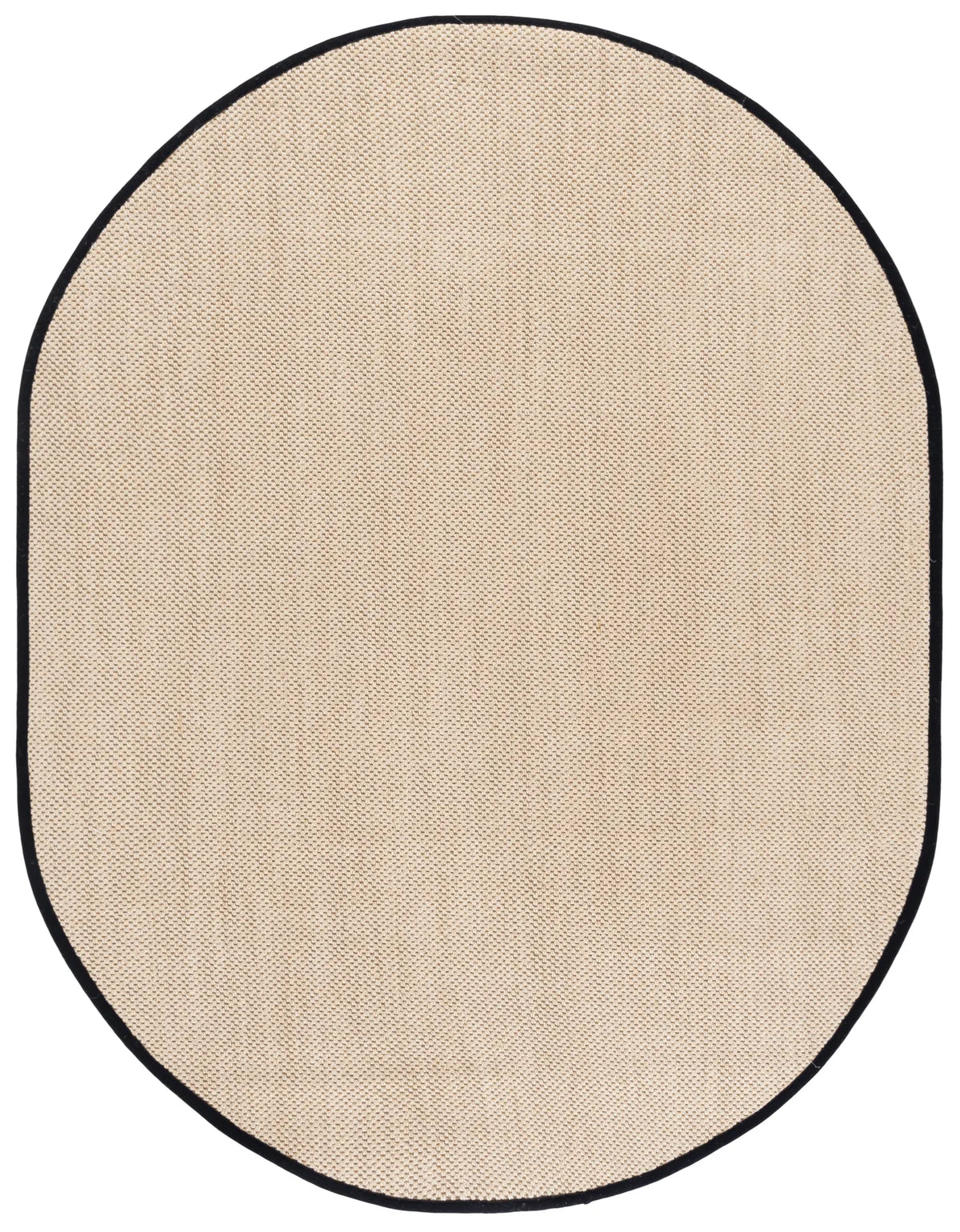 Safavieh Natural Fiber 6'-0" x 8'-0" Rug in Maize / Black