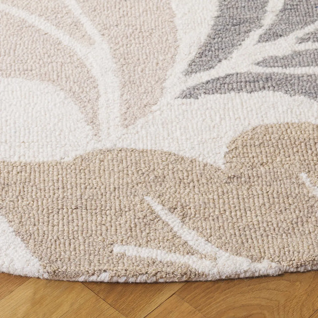 Safavieh Jardin 6'-0" x 6'-0" Rug in Ivory / Brown
