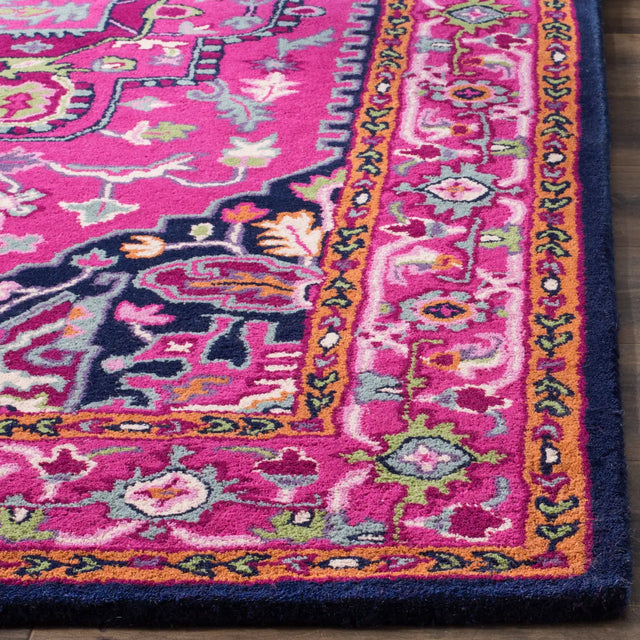 Safavieh Bellagio 5'-0" x 8'-0" Rug in Pink / Navy