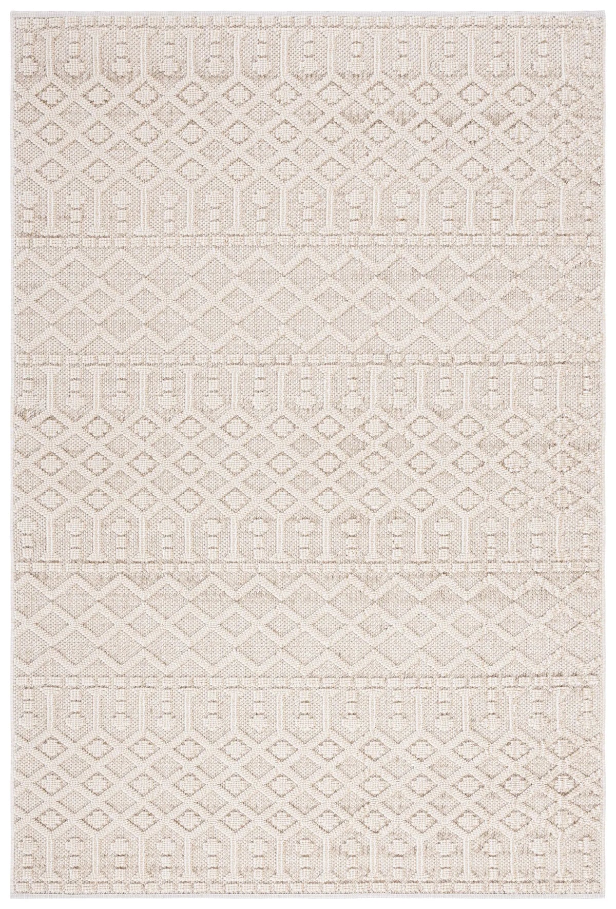 Safavieh Global 4'-0" x 6'-0" Rug in Beige / Ivory