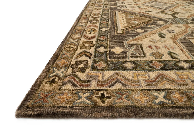 Loloi Victoria Vk-07 Walnut / Beige Rugs - rug corner