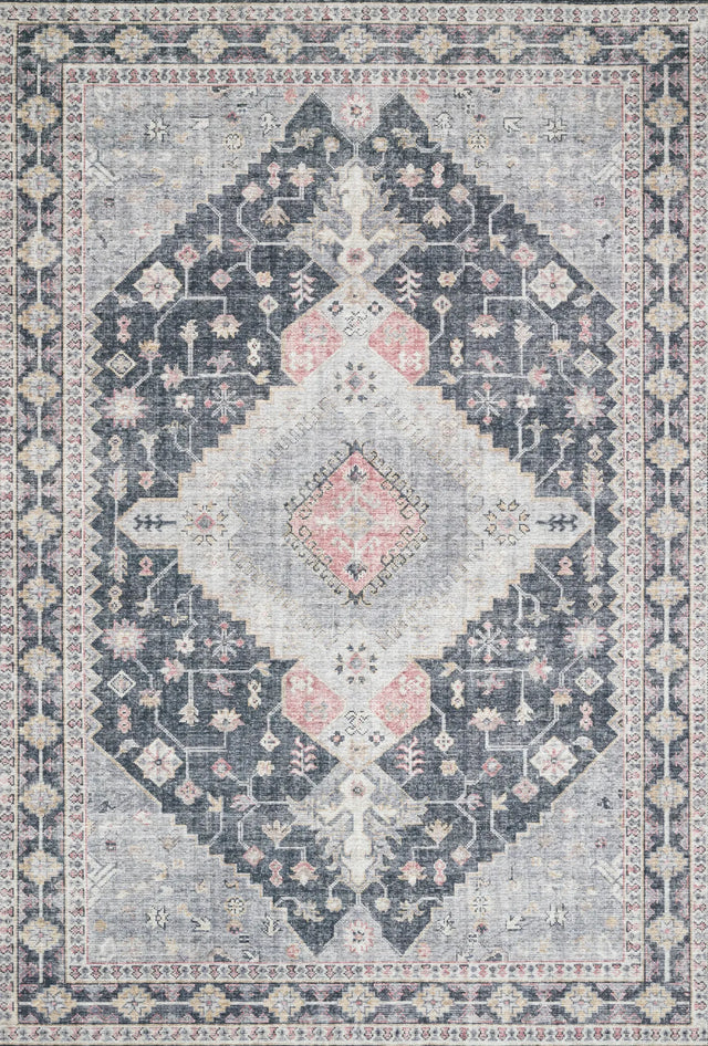 Loloi Skye Sky-02 Charcoal/Multi Rugs - main flat
