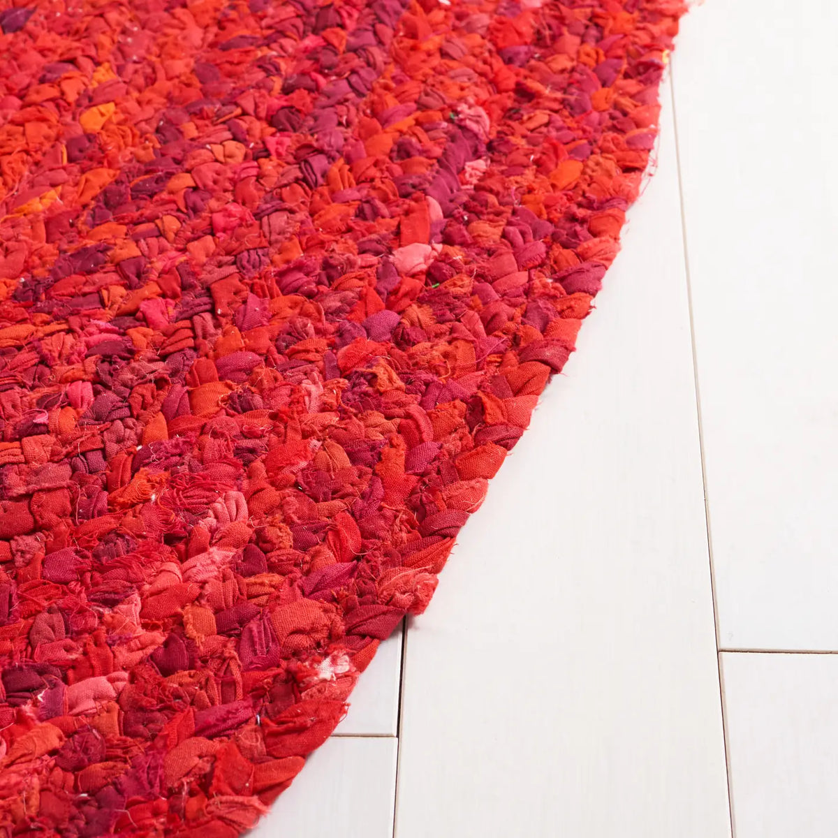 Safavieh Braided 5'-0" x 8'-0" Rug in Red