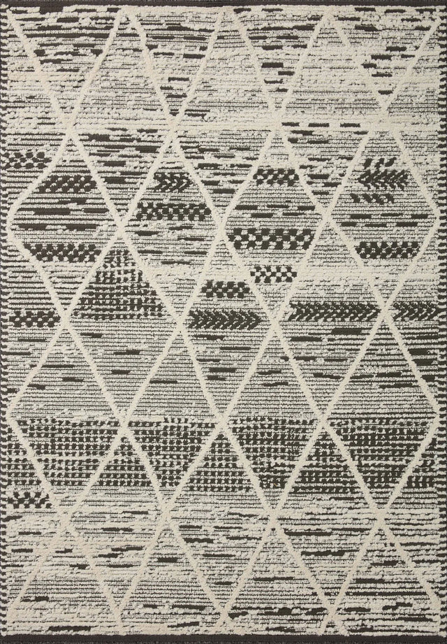 Loloi Fabian Fab-03 Charcoal/Ivory Rug - main flat