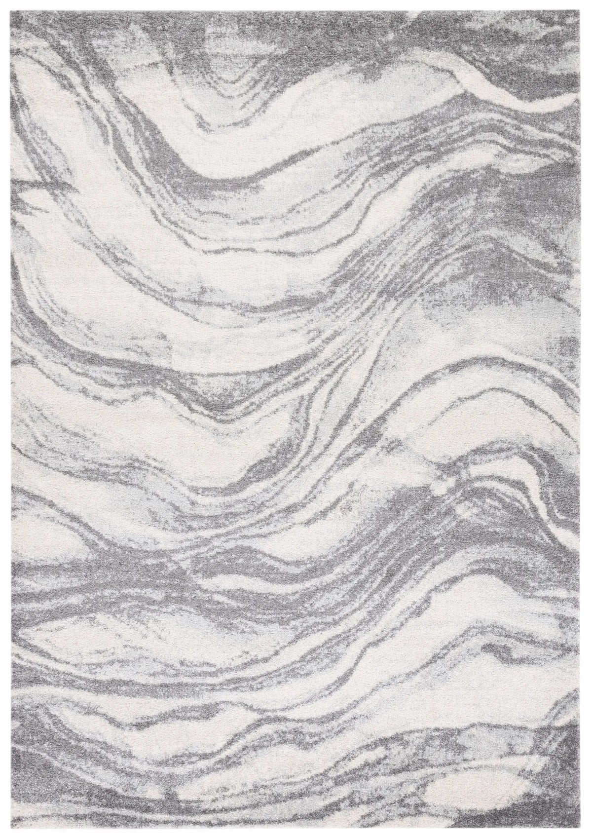 Safavieh Tulum 4'-0" x 6'-0" Rug in Ivory / Grey