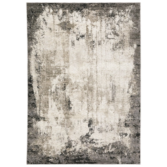 Oriental Weavers Sphinx Nebulous 7151E Grey/ Ivory Rugs - main flat