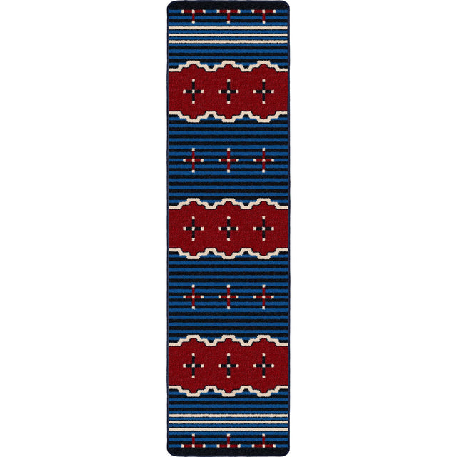 American Dakota Big Chief 2 Blue Rug