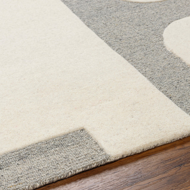Surya Brook Bko-2301 Beige, Charcoal Rug.