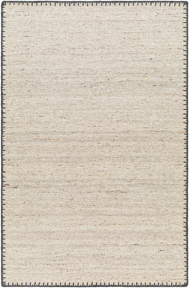 Surya Berkeley Bky-2300 Charcoal, Light Beige, Beige Rug.